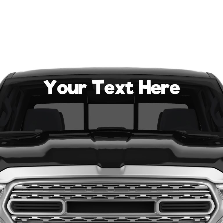Vehicle Vinyl Decals - Over 12"