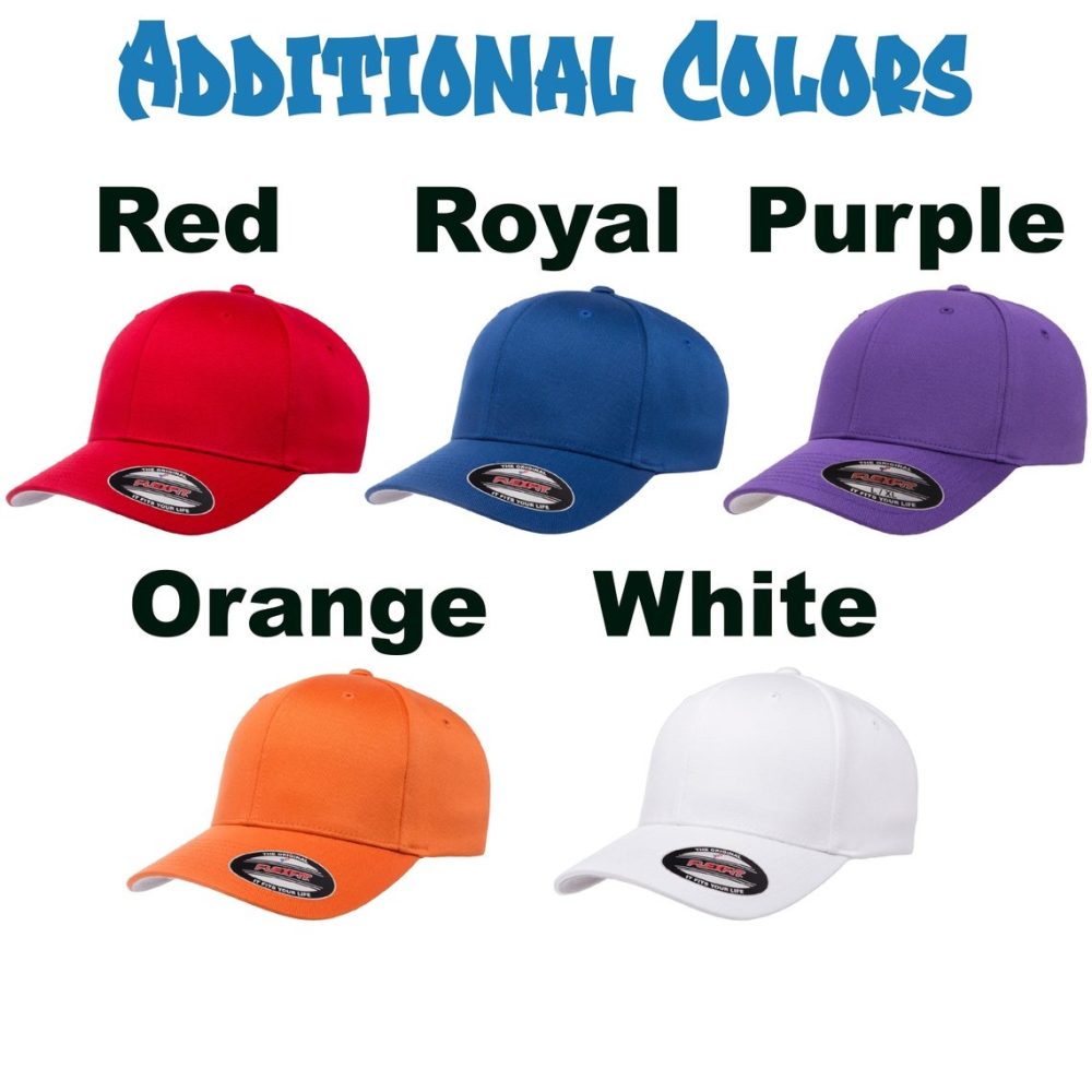 Custom FlexFit Baseball Hat - Image 4