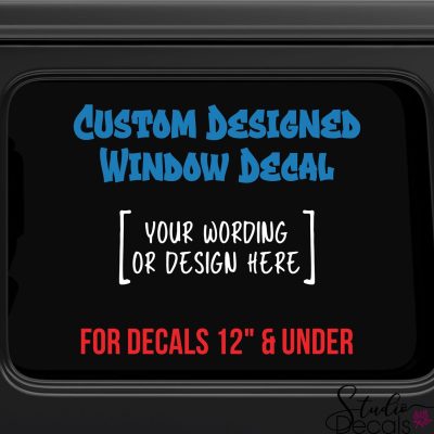 Vehicle Vinyl Decals - Under 12"